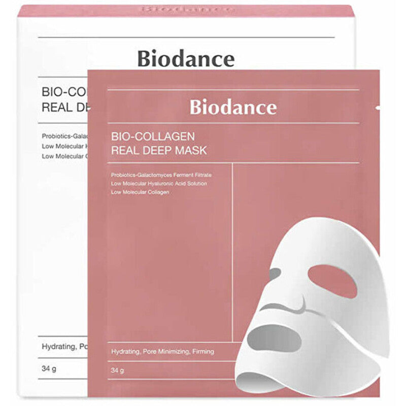 Biodance  Bio-Collagen Real Deep Mask - Kolageno veido kaukės 4 vnt.