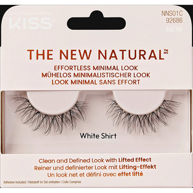 Kiss My Face The New Natural 01 White Shirt Lashes – Dirbtinės blakstienos