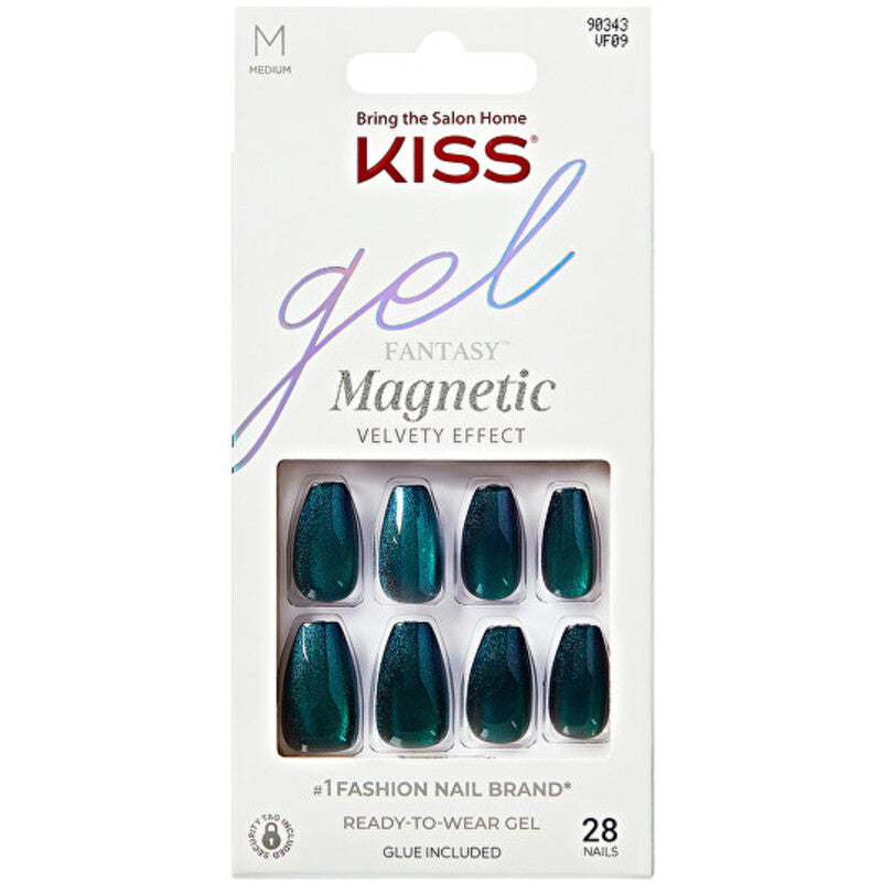 Kiss My Face Gel Fantasy Magnetic Chameleon Nails - Geliniai nagai (28 vnt.)