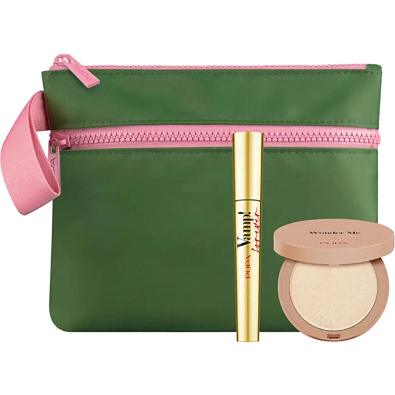 Pupa Vamp! Forever blakstienų tušas Set – dovanų rinkinys su kompaktišku paryškintuku