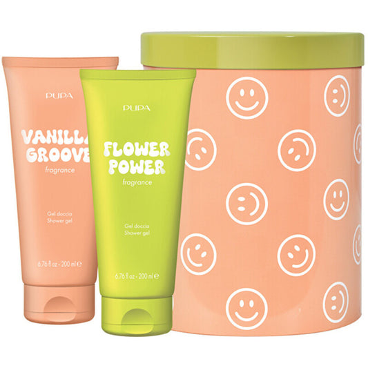 „Pupa Vanilla Groove & Flower Power“ dovanų rinkinys „Happy Box“ (3 vnt.)