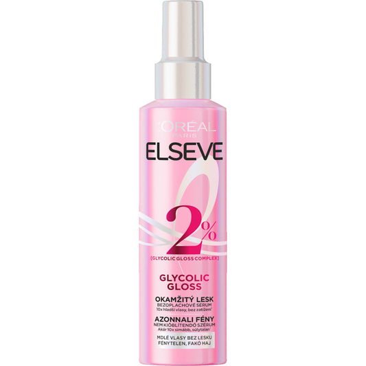 L'Oréal Professionnel Elseve Glycolic Gloss Spray 2% - nenuplaunamas serumas akimirksniam plaukų blizgesiui