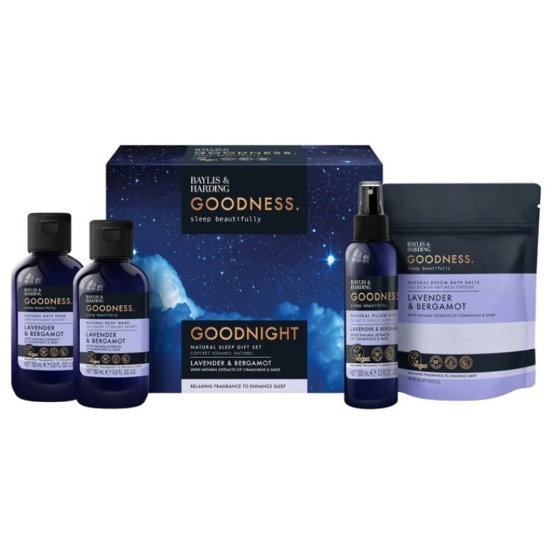 „Baylis & Harding“ dovanų rinkinys „Goodness Goodnight“ natūraliam miegui – dovanų rinkinys