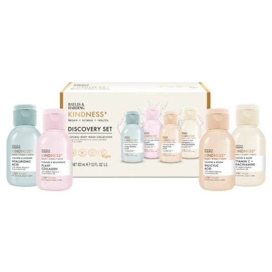 Baylis & Harding Kindness+ Discovery dovanų rinkinys – dušo želė dovanų rinkinys