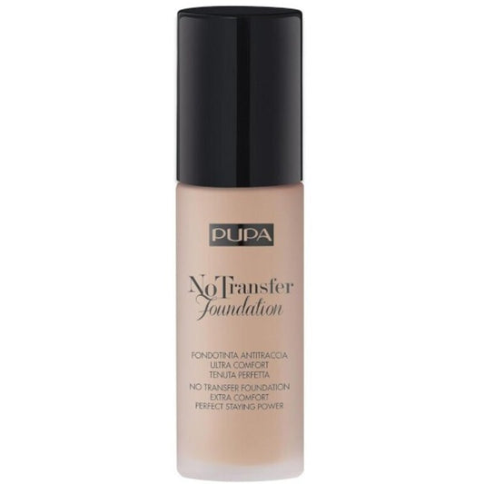 Pupa No Transfer Foundation Extra Comfort SPF 15 - Ilgalaikis makiažas 30 ml