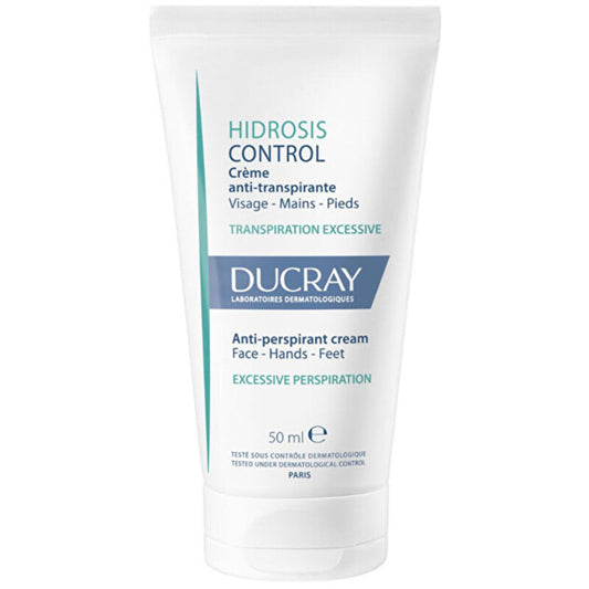 „Ducray Hidrosis Control“ antiperspirantas – bekvapis kreminis antiperspirantas.