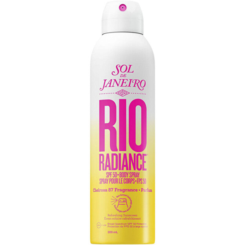 Sol De Janeiro SPF 50 Rio Radiance kūno purškiklis – vėsinantis kūno purškiklis įdegiui