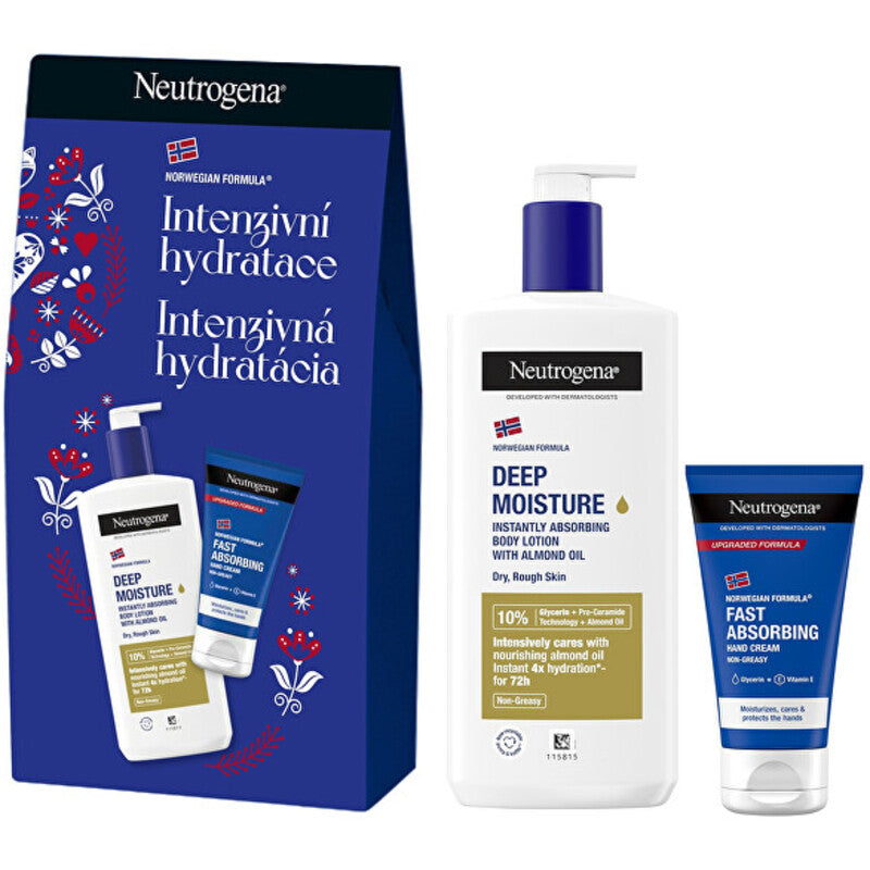 Neutrogena Deep Moisture Set – kūno priežiūros dovanų rinkinys