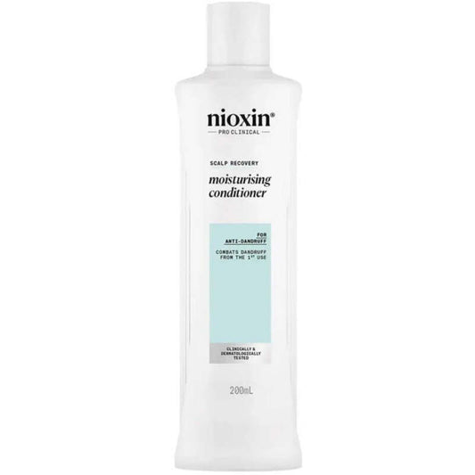 Nioxin Scalp Recovery drėkinamasis kondicionierius – kondicionierius ploniems plaukams su riebaluotomis pleiskanomis.