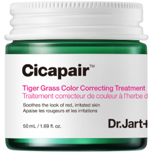 Dr. Jart+ + Cicapair™ Tiger Grass spalvą koreguojanti priemonė – intensyvus paraudimą mažinantis kremas