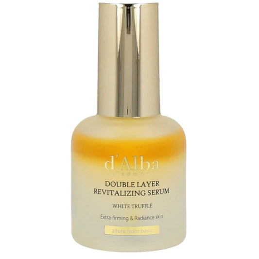 d'Alba White Truffle Double Layer Revitalizing Serum – atgaivinantis serumas