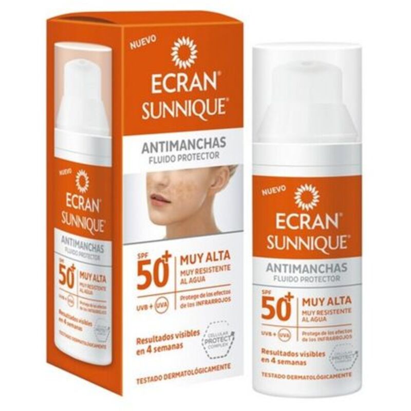 Ecran® Sunnique® Veido putos nuo tamsių dėmių SPF 50+