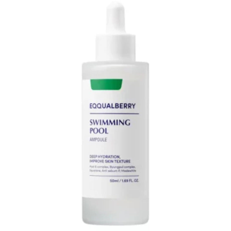 Eqqualberry Swimming Pool Ampoule - Drėkinantis ir raminantis veido serumas