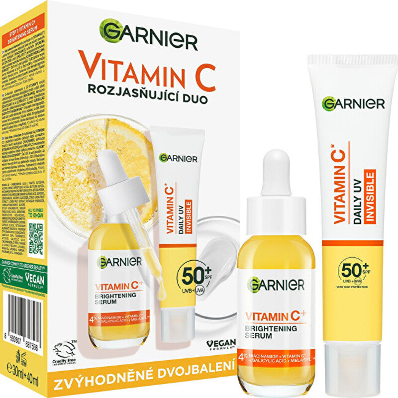 GARNIER vitamino C veido priežiūros rinkinys – odos priežiūros dovanų rinkinys