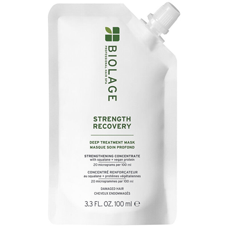 Biolage Strength Recovery Deep Treatment Mask – stiprinanti kaukė nuo plaukų lūžinėjimo