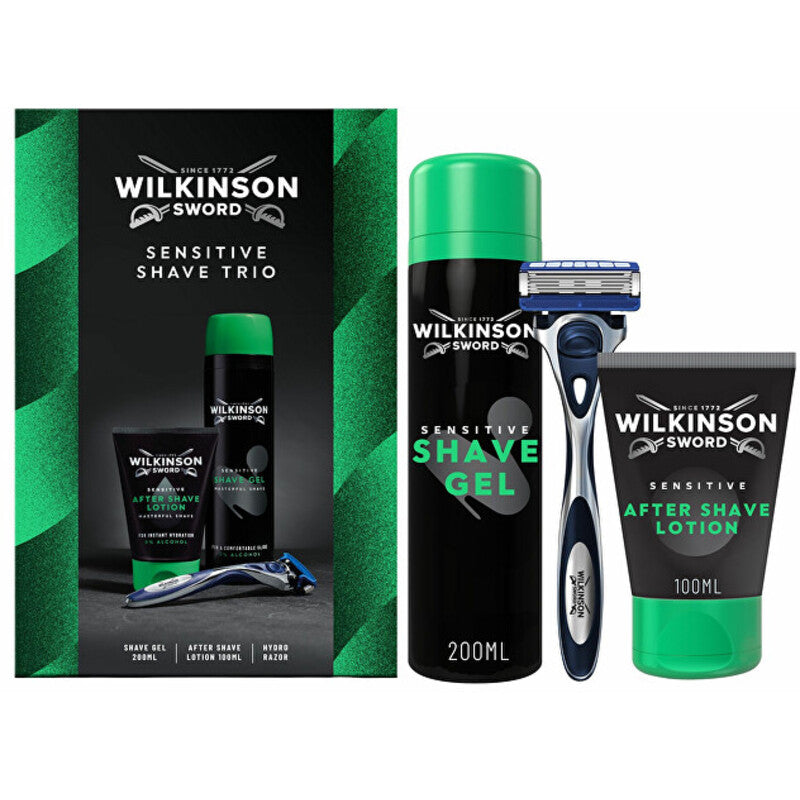 „Wilkinson Sword Sensitive Shave Trio“ – skutimosi dovanų rinkinys