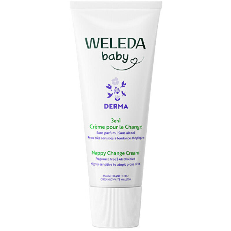 Weleda Derma Nappy Change kremas – 3 viename kremas sėdmenims