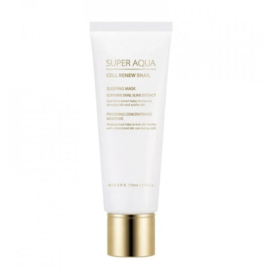 Missha Super Aqua Cell Renew Snail Sleeping Mask – naktinė veido kaukė