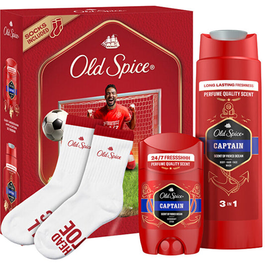 Old Spice Captain Set with Socks - Dovanų rinkinys su kojinėmis