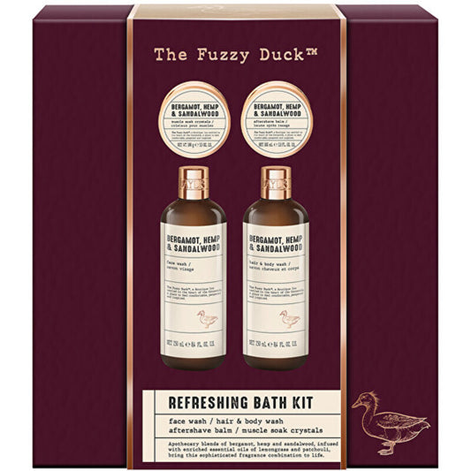 „Baylis & Harding“ vyriškas bergamočių kūno priežiūros rinkinys (bergamotė, kanapės ir santalas) – dovanų rinkinys