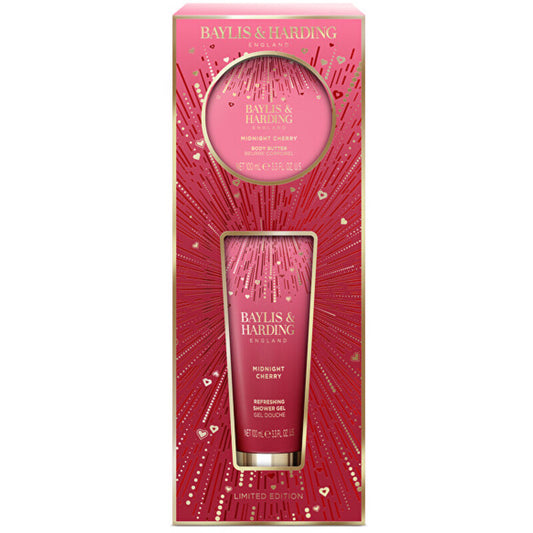 Kūno priežiūros rinkinys Baylis & Harding Midnight Cherry – dovanų rinkinys