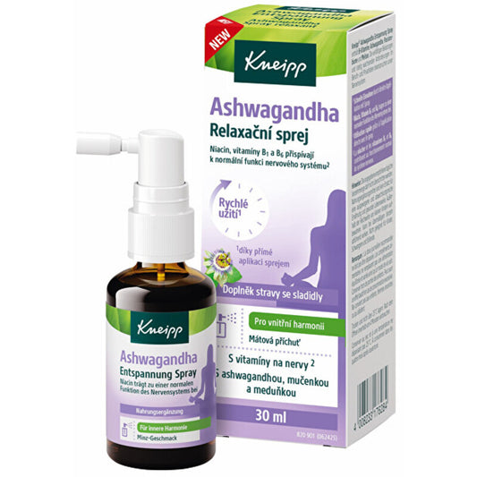 Kneipp Ashwagirha purškiklis – atpalaiduojantis purškiklis