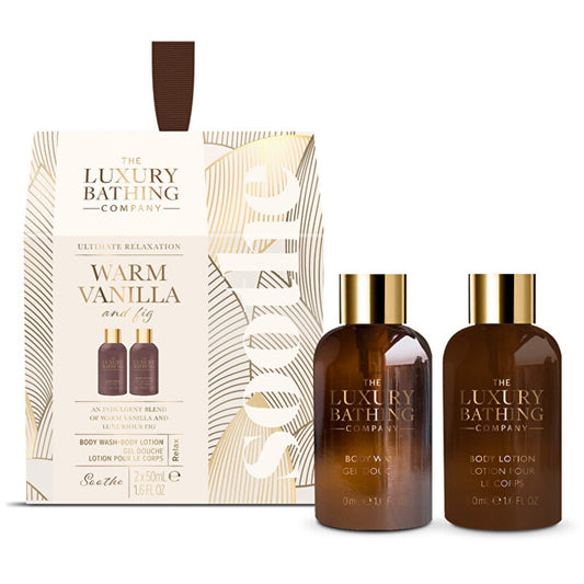 The Luxury Bathing Company's bathroom care gift set (vanilla flavor)