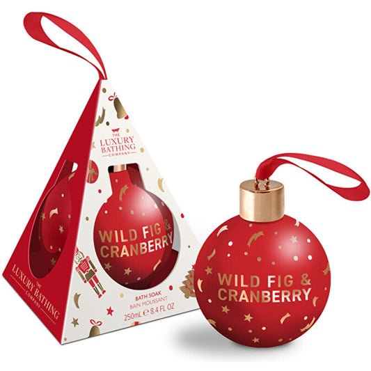 „The Luxury Bathing Company“ kalėdinė vonios puta (figos ir spanguolės)