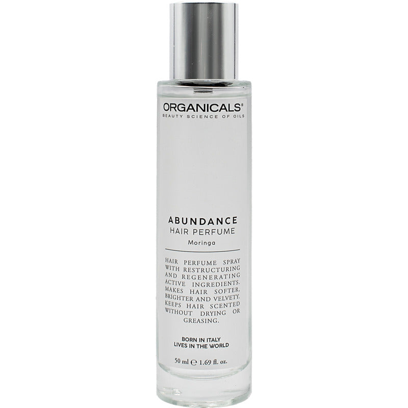 Organicals  ABUNDANCE plaukų kvepalai (Moringa) – lengvai kvepiantis purškiklis