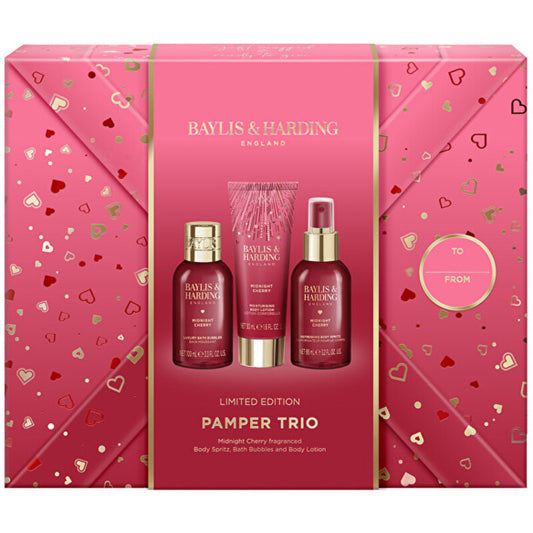 „Baylis & Harding Midnight Cherry“ dovanų rinkinys „Pamper Trio“