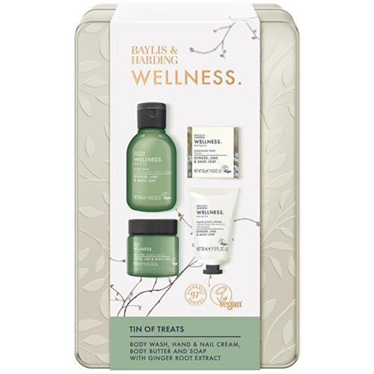 „Baylis & Harding Wellness“ skanėstų dėžutė (imbieras, laimas ir bazilikas) – dovanų rinkinys