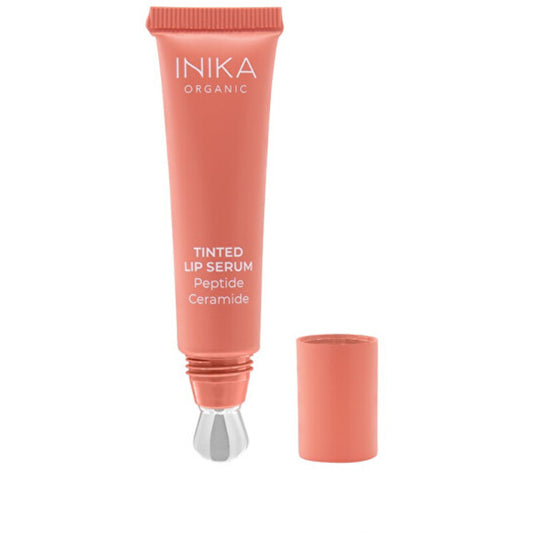 „Inika Organic Tinted Lip Serum“ – tonuotas lūpų serumas su peptidais ir keramidais 10 ml
