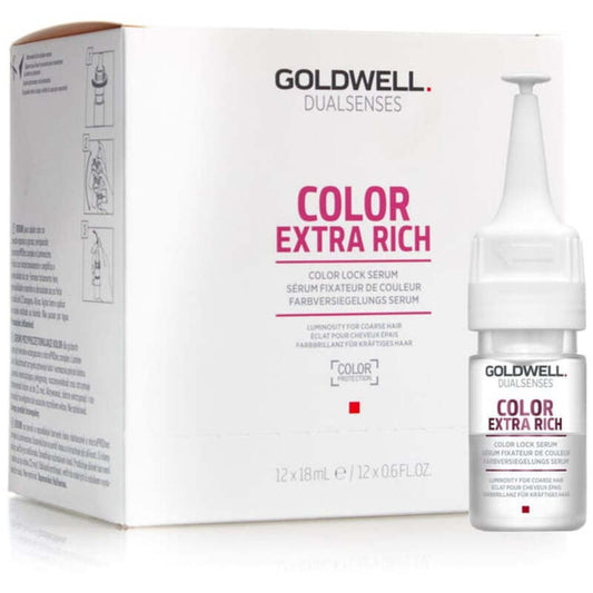 Goldwell „Dualsenses Color Extra Rich“ spalvos fiksavimo serumas – serumas dažytiems plaukams
