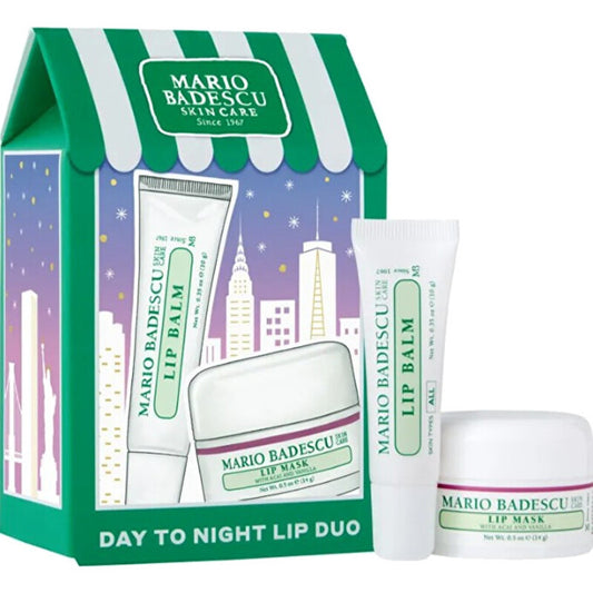 Mario Badescu „Day To Night“ lūpų duetas – lūpų priežiūros dovanų rinkinys