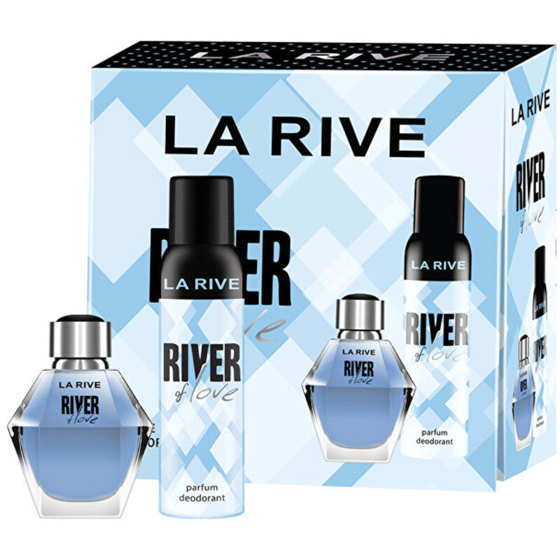 La Rive River Of Love Dárková sada EDP 100 ml a  deospray 150 ml