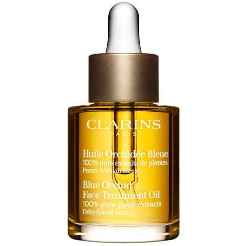 Clarins Blue Orchid veido priežiūros aliejus – jauninantis odos aliejus dehidratuotai odai Blue Orchid
